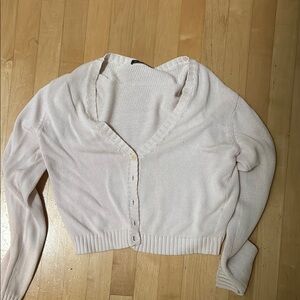 Brandy Melville Pink Cardigan Sweater